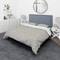 Designart 'Abstract Monochromic Pattern with Contour Leaves' Modern & Contemporary Bedding Set - Duvet Cover & Shams
